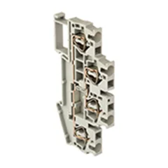 Колодка клеммная пружинная двойная JXB-ST-2.5 26А серая PROxima EKF plc-jxb-st-2.5-4-2