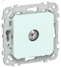 FLITE Розетка TV экранированная оконечная тип M РТВм-1-1-1-ФлХЛ холодный лед IEK FI-A13-O-K94