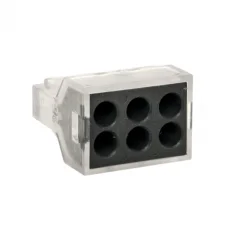 Строительно-монтажная клемма СМК 773-106 6 отверстий 1,0-2,5мм2 блистер (5шт.) PROxima plc-smk-1 EKF