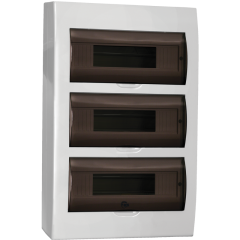 Корпус пластиковый ЩРН-П-36 черн. прозр. дверь IP41 GENERICA MKP12-N-36-41-G