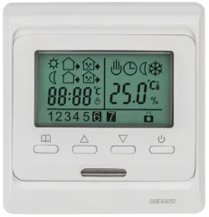 Терморегулятор цифровой и автоматическимпрограммированием R51XT (белый) REXANT(1/1/64) 51-053 Rexant