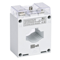 Трансформатор тока ТШП-0,66 0,5 200/5 5ВА, диаметр 30мм DEKraft 50136DEK