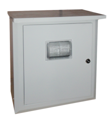 Щит ЩПК 360х400х140 с козырьком №3 стекло IP54 Scan Lights sc-li-360x400x140/3st