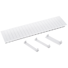 Заглушка 12 модулей белая IEK YZM10-12-K01