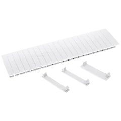 Заглушка 12 модулей белая IEK YZM10-12-K01