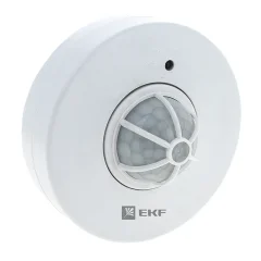 ИК датчик движения потолочный 1200Вт 360гр. до 6м IP20 MS-28A PROxima EKF dd-ms-28A
