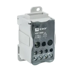 Блок распределительный КБР на DIN-рейку и монтажную панель 500A PROxima EKF plc-kbr500