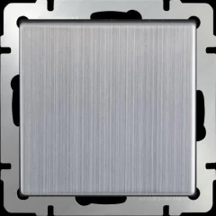 Выключатель одноклавишный проходной (глянцевый никель) W1112002 Werkel a051092