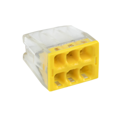 Строительно-монтажная клемма СМК 2273-246 (с пастой) 6 отверстий 0,5-2.5мм2 PROxima plc-smk-2273 EKF