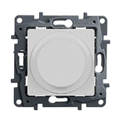 Etika Белый Светорегулятор поворотный, 300Вт, без нейтрали Legrand 672219