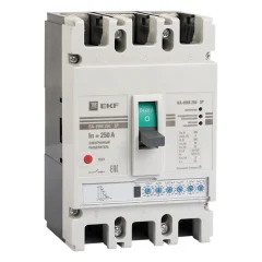 Выключатель автоматический ВА-99М 250/250А 3P 50кА с электронным расцепителем EKF mccb99-250-250me