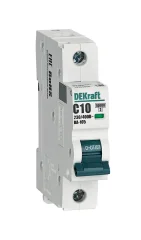 Авт. выкл. 1P 10A х-ка C ВА-105 10кА DEKraft 13152DEK