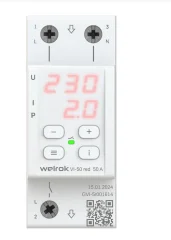 Реле напряжения с контролем тока VI-50 red Welrok 4660251140267