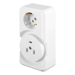 Розетка открытой установки для плит с/з, 250В, 32А, белый, PST32-53-20 STEKKER 39826