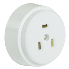 РПпл10-01-Ст Розетка разборная для плиты с з/к о/у 32А белая IEK ERP10-32-01-K01