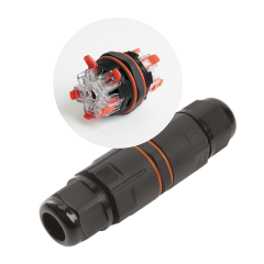 Соединитель-коннектор 5-контакт, с СМК221 пружинным контактом, водонепроницаемый, LD535 Feron 41920