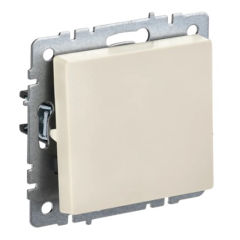 BRITE Выключ. 1-кл. 10А ВС10-1-0-БрКр беж. IEK BR-V10-0-10-K10