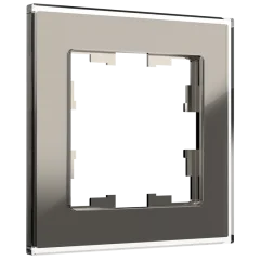 BRITE Рамка 1-мест. РУ-1-2-БрД стекло дым. IEK BR-M12-G-K30
