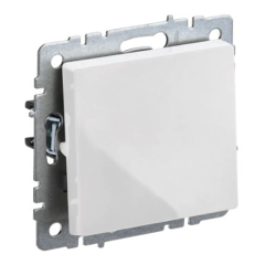 BRITE Выключ. 1-кл. самовозвратн. 10А ВС10-1-4-БрБ бел. IEK BR-V14-0-10-K01