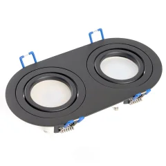 Светильник потолочный встраиваемый, MR16 G5.3, черный, DL2812 Feron 48459