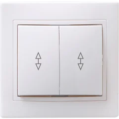 KVARTA Выключ. 2-кл. прох. 10А ВСп10-2-0-КБ бел. IEK EVK22-K01-10-DM