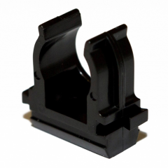 Держатель с защелкой, д.16мм, черный DKC 51016N