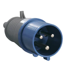 Вилка перенос. ССИ-023 32А-6ч 220В 2P+PE IP44 IEK psr01-032-3