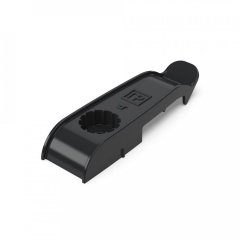 Держатель плоского кабеля односторонний для прямого монтажа на 2 места чёрный (30шт/840шт уп/кор) Пр