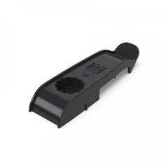 Держатель плоского кабеля односторонний для прямого монтажа на 2 места чёрный (30шт/840шт уп/кор) Пр