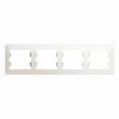 Glossa Перламутр Рамка 4-ая, горизонтальная Systeme Electric GSL000604