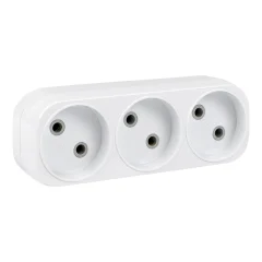 Разветвитель 3 гн. б/з плоский 6А 250B PROxima EKF ARP6-3