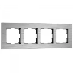 Рамка на 4 поста AluMax (алюминий) W0043506 Werkel a066328