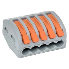 Клемма СМК 222-415 с рычагом 5 отверстий блистер PROxima EKF plc-smk-415b-20