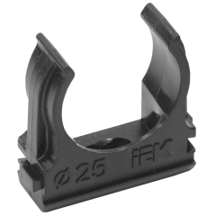 ELASTA Держатель с защелкой CF25 черный IEK CTA10D-CF25-K02-100