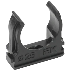 ELASTA Держатель с защелкой CF25 черный IEK CTA10D-CF25-K02-100