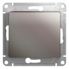 Glossa Платина Выключатель 1-клавишный, сх.1, 10AX Systeme Electric GSL001211