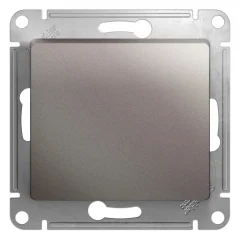 Glossa Платина Выключатель 1-клавишный, сх.1, 10AX Systeme Electric GSL001211