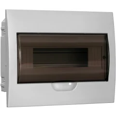 Корпус пластиковый ЩРВ-П-12 черн. прозр. дверь IP41 GENERICA MKP12-V-12-41-G