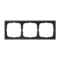 ARTGALLERY 3-постовая РАМКА, универсальная, БАЗАЛЬТ Systeme Electric GAL001403
