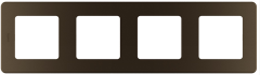 Рамка 4 поста - Inspiria - бронза Legrand 673969