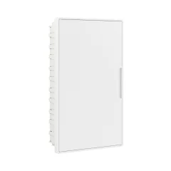 Щиток 36 мод встраиваемый FRAME, белый, с белой дверцей, с 4 шинами PEN (2шт на 8 отв. и 2шт на 10от