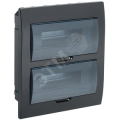 KREPTA 3 Корпус пластиковый ЩРВ-П-24 IP41 черный IEK MKP12-V-24-41-K02