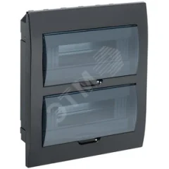 KREPTA 3 Корпус пластиковый ЩРВ-П-24 IP41 черный IEK MKP12-V-24-41-K02