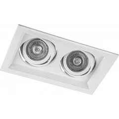 Светильник потолочный встраиваемый, MR16 G5.3 белый, DLT202 Feron 29771