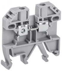 Зажим наборный изолированный (винтовой) ЗНИ - 2,5, JXB 2,5, серый, LD550-25 STEKKER 39354