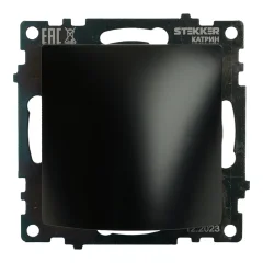 Кабельный вывод (механизм), серия Катрин, черный, GLS00-7116-05 STEKKER 49466