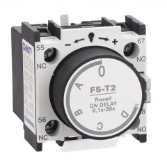 Приставка выдержки времени на вкл.F5-T0 (0,1-3 сек) к контакторам NC1, NC2 и NXC (R) CHINT 258021