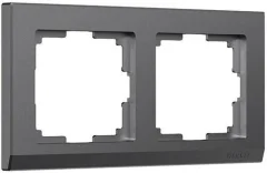 Рамка на 2 поста Stark (графит матовый) W0021864 Werkel a063116