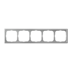 ARTGALLERY 5-постовая РАМКА, универсальная, АЛЮМИНИЙ Systeme Electric GAL000305