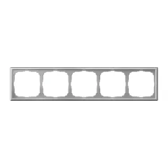 ARTGALLERY 5-постовая РАМКА, универсальная, АЛЮМИНИЙ Systeme Electric GAL000305